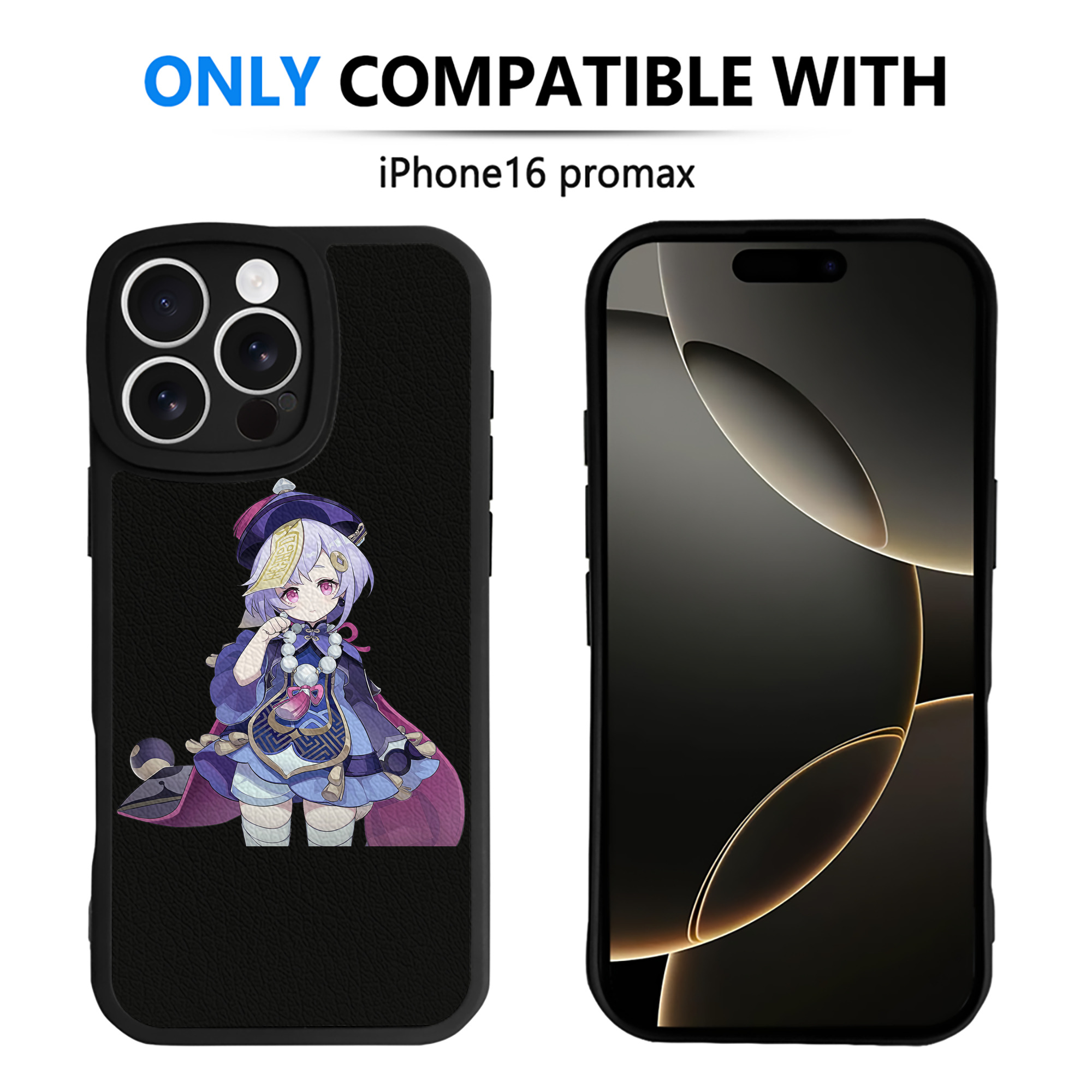 げんし神 七七 なな  genshin Nana 【iPhone 16シリーズ対応】シリコンスマホケース（レザー調） 材質：シリコン